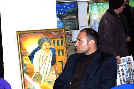 Yüksekova BDP İlçe  Binasında 34 Tablo Sergisi Açıldı