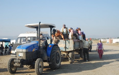 Kürt oldukları için hastanede tedavi edilmiyorlar, arabaya alınmıyorlar, şehir merkezine yürüyerek gidiyorlar. Kalacak yerleri yok, naylon çadırlarda yaşıyorlar,