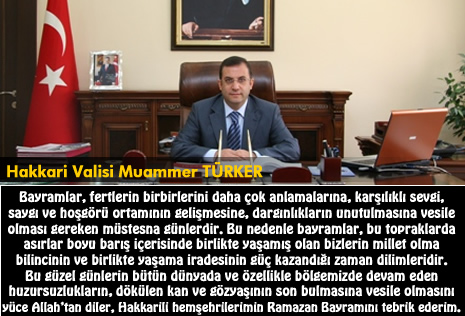 Yüksekova'da barış, huzur ve kardeşlik isteyen mesajlar...