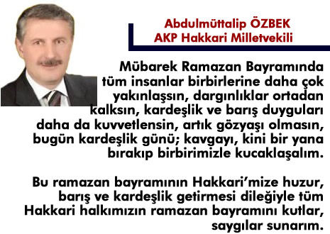 Yüksekova'da barış, huzur ve kardeşlik isteyen mesajlar...