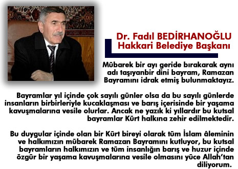 Yüksekova'da barış, huzur ve kardeşlik isteyen mesajlar...