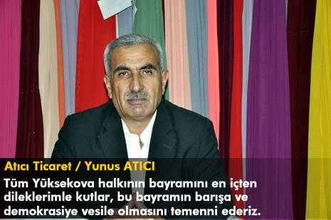 Yüksekova'da barış, huzur ve kardeşlik isteyen mesajlar...