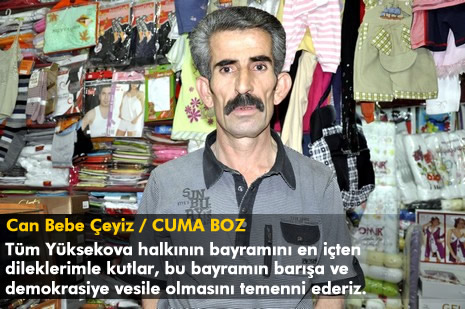 Yüksekova'da barış, huzur ve kardeşlik isteyen mesajlar...