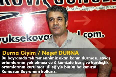 Yüksekova'da barış, huzur ve kardeşlik isteyen mesajlar...