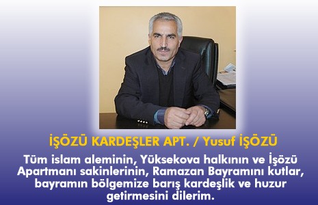 Yüksekova'da barış, huzur ve kardeşlik isteyen mesajlar...