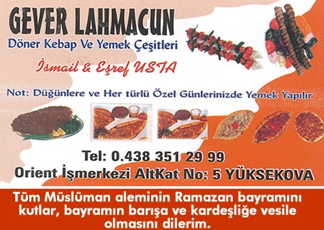 Yüksekova'da barış, huzur ve kardeşlik isteyen mesajlar...