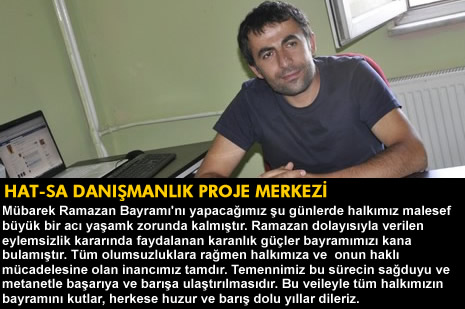 Yüksekova'da barış, huzur ve kardeşlik isteyen mesajlar...