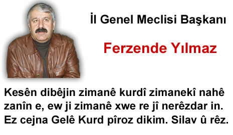 Yüksekova'da Barış, Kardeşlik kokan bayram mesajları...