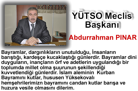 Yüksekova'da Barış, Kardeşlik kokan bayram mesajları...