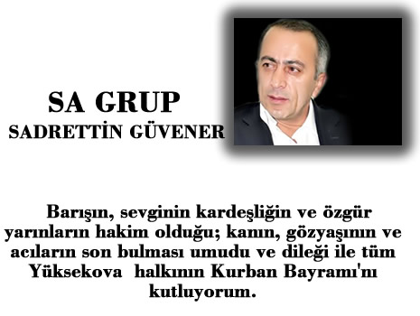 Yüksekova'da Barış, Kardeşlik kokan bayram mesajları...