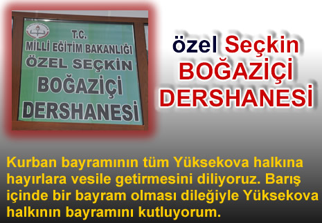 Yüksekova'da Barış, Kardeşlik kokan bayram mesajları...