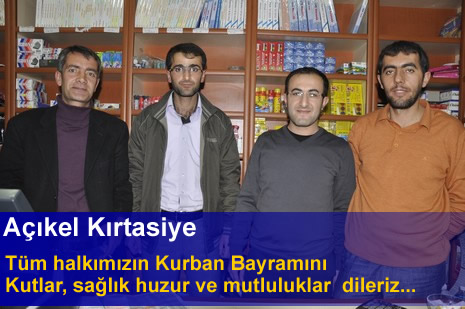 Yüksekova'da Barış, Kardeşlik kokan bayram mesajları...