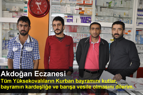 Yüksekova'da Barış, Kardeşlik kokan bayram mesajları...