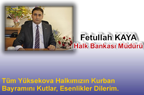 Yüksekova'da Barış, Kardeşlik kokan bayram mesajları...