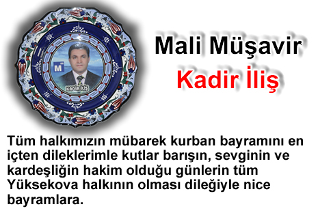 Yüksekova'da Barış, Kardeşlik kokan bayram mesajları...