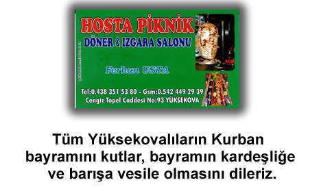 Yüksekova'da Barış, Kardeşlik kokan bayram mesajları...