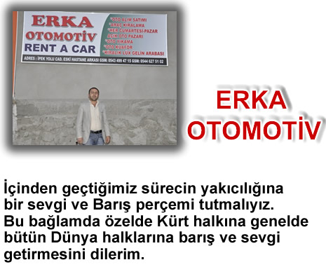 Yüksekova'da Barış, Kardeşlik kokan bayram mesajları...