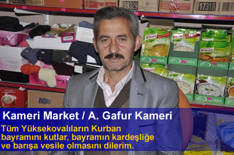 Yüksekova'da Barış, Kardeşlik kokan bayram mesajları...