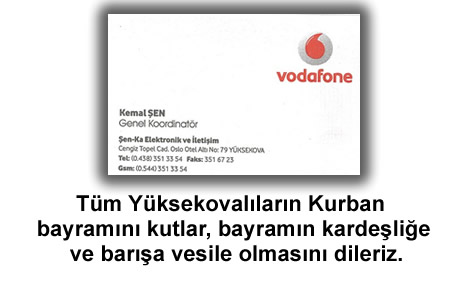 Yüksekova'da Barış, Kardeşlik kokan bayram mesajları...