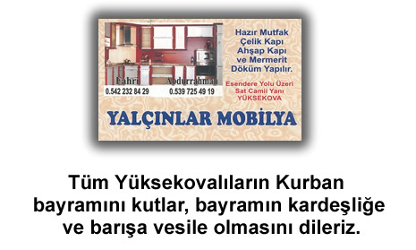 Yüksekova'da Barış, Kardeşlik kokan bayram mesajları...