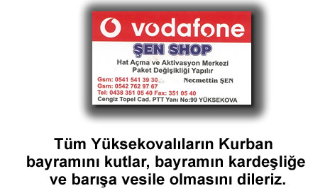 Yüksekova'da Barış, Kardeşlik kokan bayram mesajları...