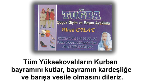 Yüksekova'da Barış, Kardeşlik kokan bayram mesajları...