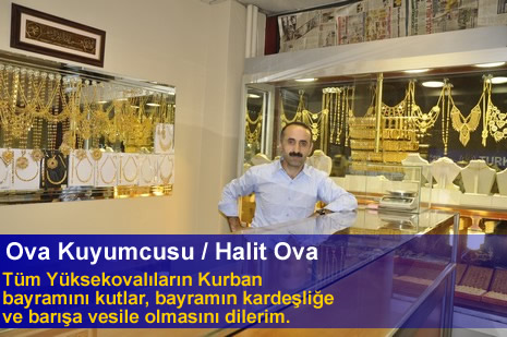 Yüksekova'da Barış, Kardeşlik kokan bayram mesajları...