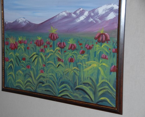 5 Mayıs İlköğretim Okulu Görsel Sanatlar Öğretmeni Seyhan Göztepe tarafından hazırlanan Karakalem, Ebru, Suluboya ve Yağlı Boya çalışmaları davetlilerden tam not aldı.