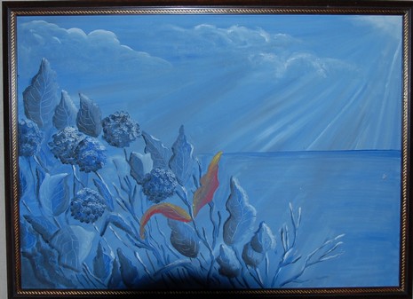 5 Mayıs İlköğretim Okulu Görsel Sanatlar Öğretmeni Seyhan Göztepe tarafından hazırlanan Karakalem, Ebru, Suluboya ve Yağlı Boya çalışmaları davetlilerden tam not aldı.