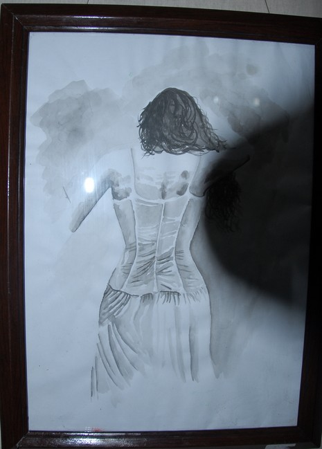 5 Mayıs İlköğretim Okulu Görsel Sanatlar Öğretmeni Seyhan Göztepe tarafından hazırlanan Karakalem, Ebru, Suluboya ve Yağlı Boya çalışmaları davetlilerden tam not aldı.