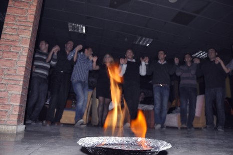 Yüksekova'da Öğretmenler doyasıya eğlendi