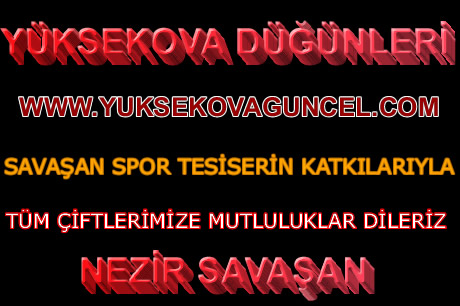 Yüksekova'da 23-24 Temmuz 2011 tarihlerinde evlenen bazı çiftleri sizler için sayfamıza taşıdık. Yüksekova Güncel Ailesi olarak tüm çiftlerimize mutluluklar diliyoruz...