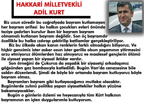 Yüksekova'da barış, huzur ve kardeşlik isteyen mesajlar...