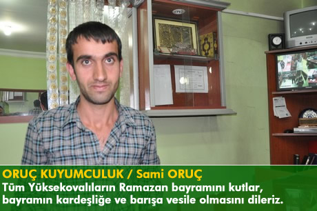 Yüksekova'da barış, huzur ve kardeşlik isteyen mesajlar...