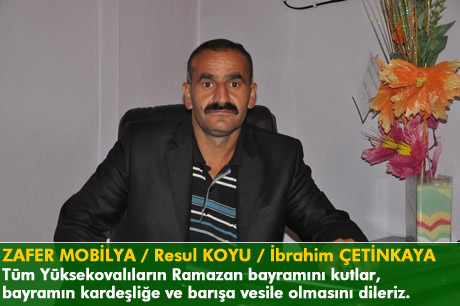 Yüksekova'da barış, huzur ve kardeşlik isteyen mesajlar...