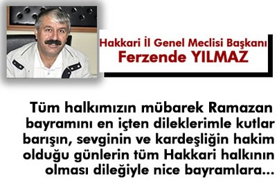 Yüksekova'da barış, huzur ve kardeşlik isteyen mesajlar...