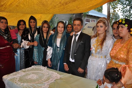 Hakkarinin Yüksekova İlçesinde 26 yaşındaki Mustafa Güzel, bir düğünde tanışıp arkadaşlık kurduğu, kendisi gibi işitme ve konuşma engelli aynı yaştaki Nedimhan Taş ile dünya evine girdi.