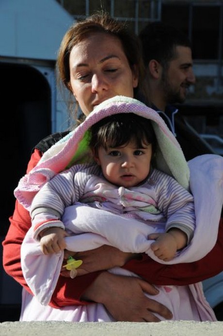 Deprem bölgesinde sabah saatleri 
