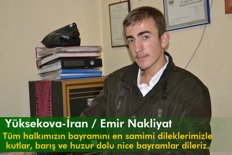 Yüksekova'da barış, huzur ve kardeşlik isteyen mesajlar...