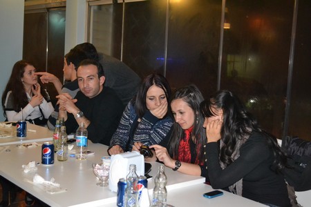 Hakkarinin Yüksekova ilçesinde 24 Kasım Öğretmenler günü dolayısıyla düzenlenen programda halay çekerek gönüllerince eğlendiler.