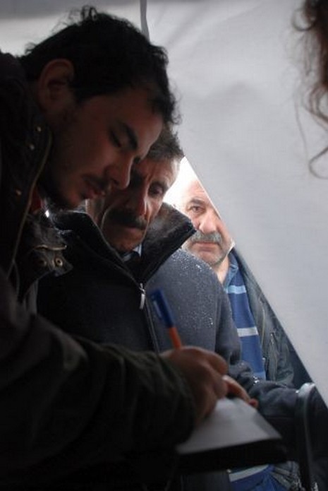 Vanda Gönüllülerin Kurduğu Çadır Kentten Görüntüler./ Bianet