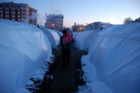Vanda Gönüllülerin Kurduğu Çadır Kentten Görüntüler./ Bianet