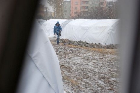 Vanda Gönüllülerin Kurduğu Çadır Kentten Görüntüler./ Bianet