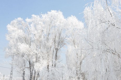 Yüksekova'da kış resimleri Yaşar Kaplan'ın objektiflerinden kareler