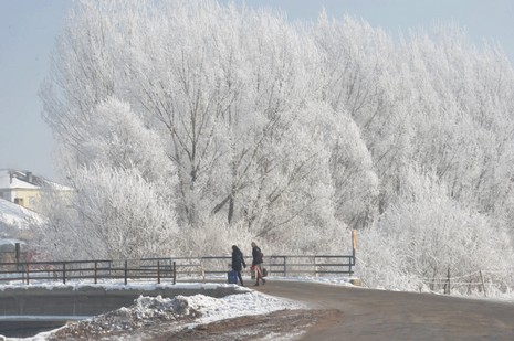 Yüksekova'da kış resimleri Yaşar Kaplan'ın objektiflerinden kareler