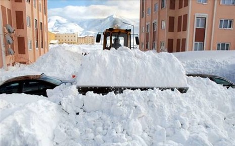 Bingöl'ün Yedisu ilçesindeki vatandaşlar kara gömülen evleri karıştırmamak için ilginç bir yönteme başvurdu.