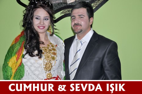 Hakkari'nin Yüksekova İlçesinde Cumhur İle Sevda Işık Çiftinin Mutlu Günü 