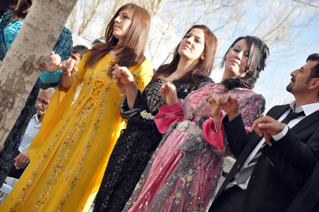 Hakkari'nin Yüksekova İlçesinde Cumhur İle Sevda Işık Çiftinin Mutlu Günü 