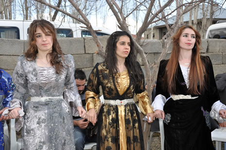 Hakkari'nin Yüksekova İlçesinde Cumhur İle Sevda Işık Çiftinin Mutlu Günü 