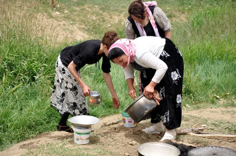 Hakkari'nin Yüksekova ilçesinde Mor dağı eteklerinde Koyun Kırpma Şenliği düzenlendi. Fotoğraflar: Yaşar KAPLAN
